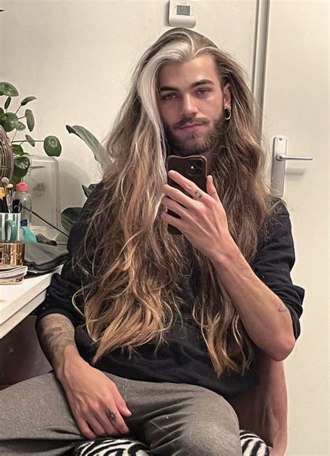 ugly long hair guys|cute men's with very long hair.